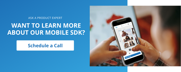 Mobile SDK Contact Banner